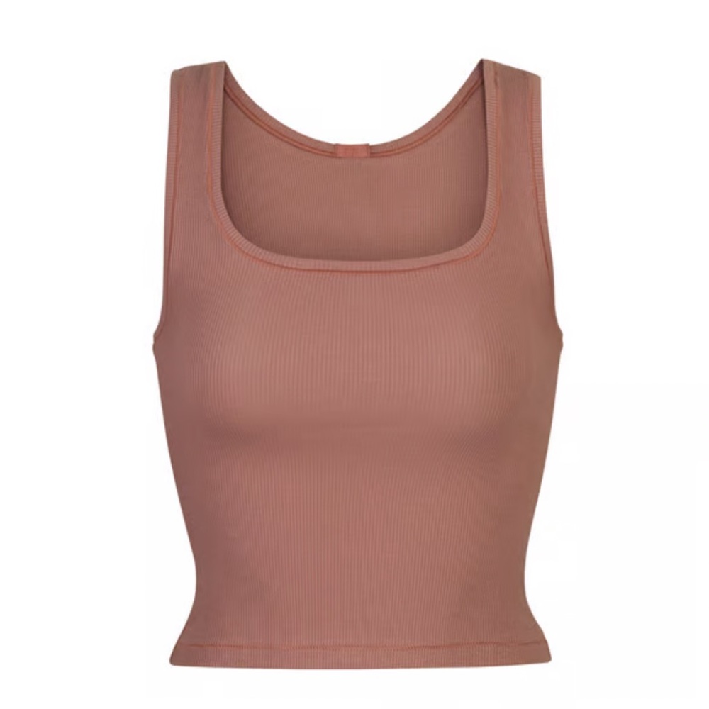 SKIMS | Ribbed Tank and Boxer Shorts Set - Picture 2 of 8